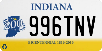 IN license plate 996TNV