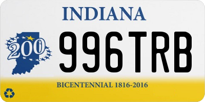 IN license plate 996TRB