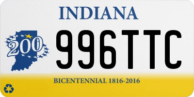 IN license plate 996TTC