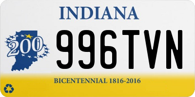 IN license plate 996TVN