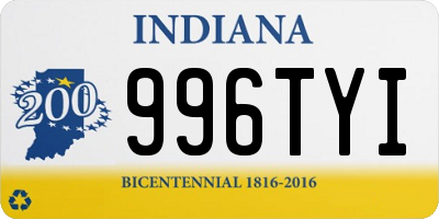 IN license plate 996TYI
