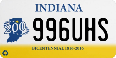 IN license plate 996UHS