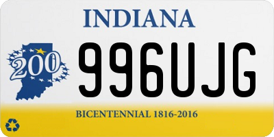 IN license plate 996UJG