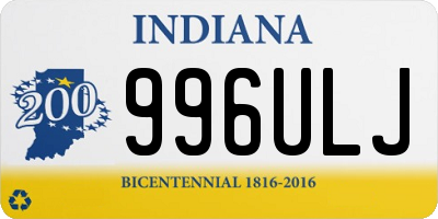 IN license plate 996ULJ