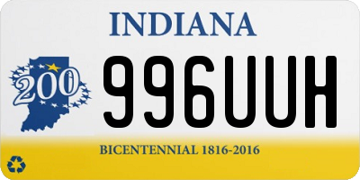 IN license plate 996UUH