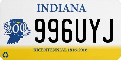 IN license plate 996UYJ