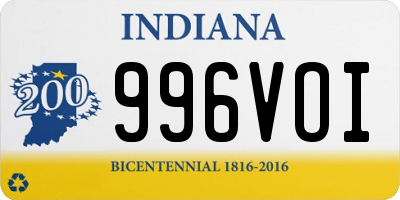 IN license plate 996VOI