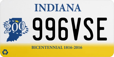 IN license plate 996VSE