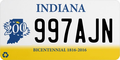 IN license plate 997AJN