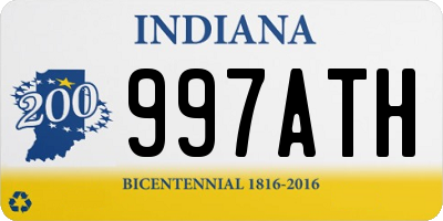 IN license plate 997ATH