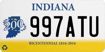 IN license plate 997ATU