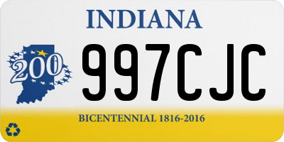 IN license plate 997CJC