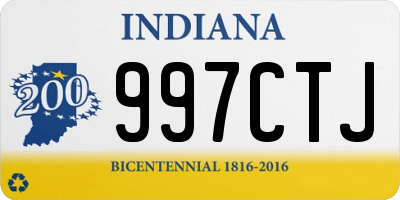 IN license plate 997CTJ