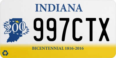 IN license plate 997CTX