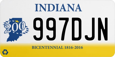 IN license plate 997DJN