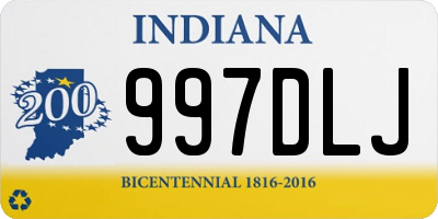 IN license plate 997DLJ