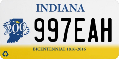 IN license plate 997EAH