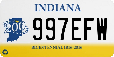 IN license plate 997EFW