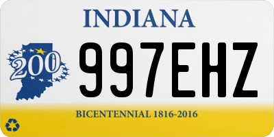 IN license plate 997EHZ