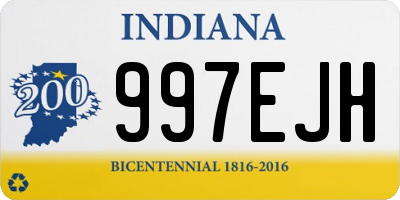 IN license plate 997EJH