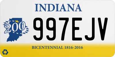 IN license plate 997EJV