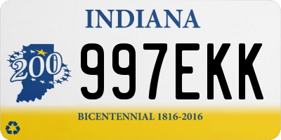 IN license plate 997EKK