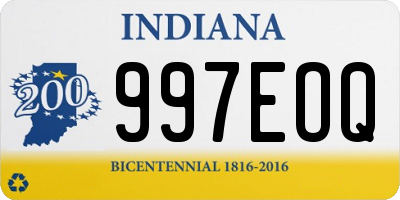 IN license plate 997EOQ