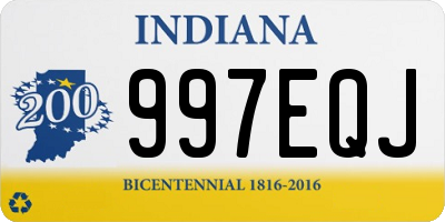 IN license plate 997EQJ