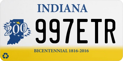 IN license plate 997ETR