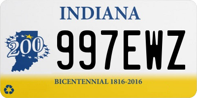 IN license plate 997EWZ