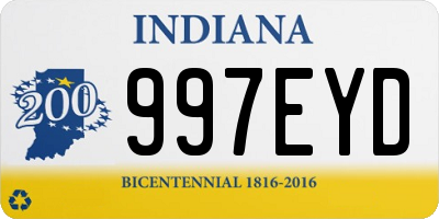 IN license plate 997EYD