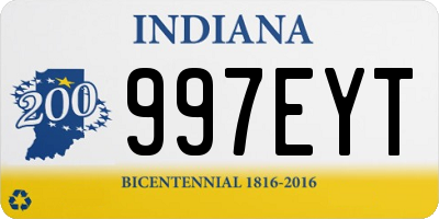 IN license plate 997EYT