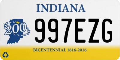 IN license plate 997EZG