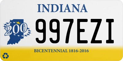 IN license plate 997EZI