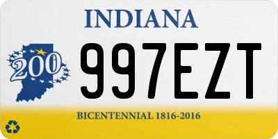 IN license plate 997EZT