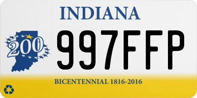 IN license plate 997FFP