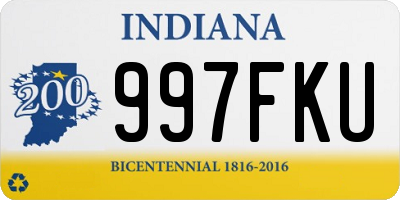 IN license plate 997FKU