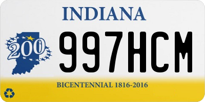 IN license plate 997HCM