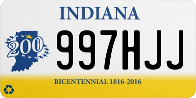 IN license plate 997HJJ