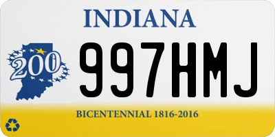 IN license plate 997HMJ