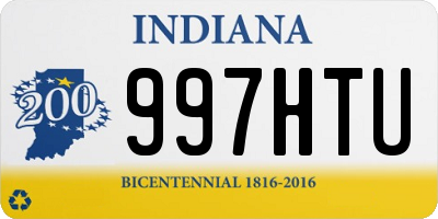 IN license plate 997HTU