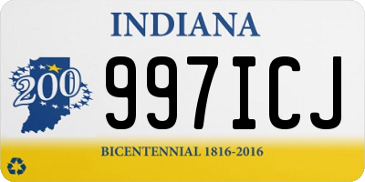 IN license plate 997ICJ