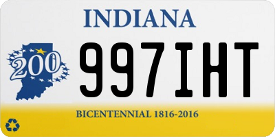 IN license plate 997IHT