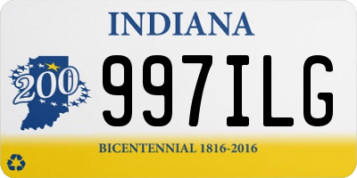 IN license plate 997ILG