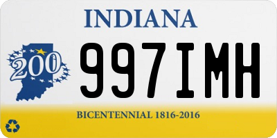 IN license plate 997IMH