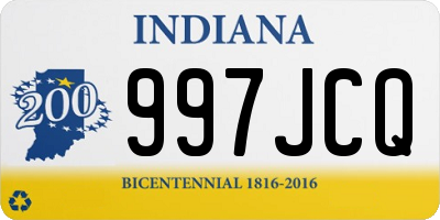 IN license plate 997JCQ