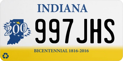 IN license plate 997JHS