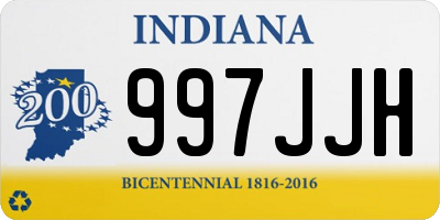 IN license plate 997JJH