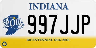 IN license plate 997JJP
