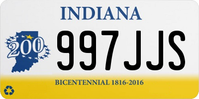 IN license plate 997JJS